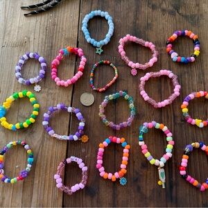 Multicolor bracelets $8 each all different colors ready for spring